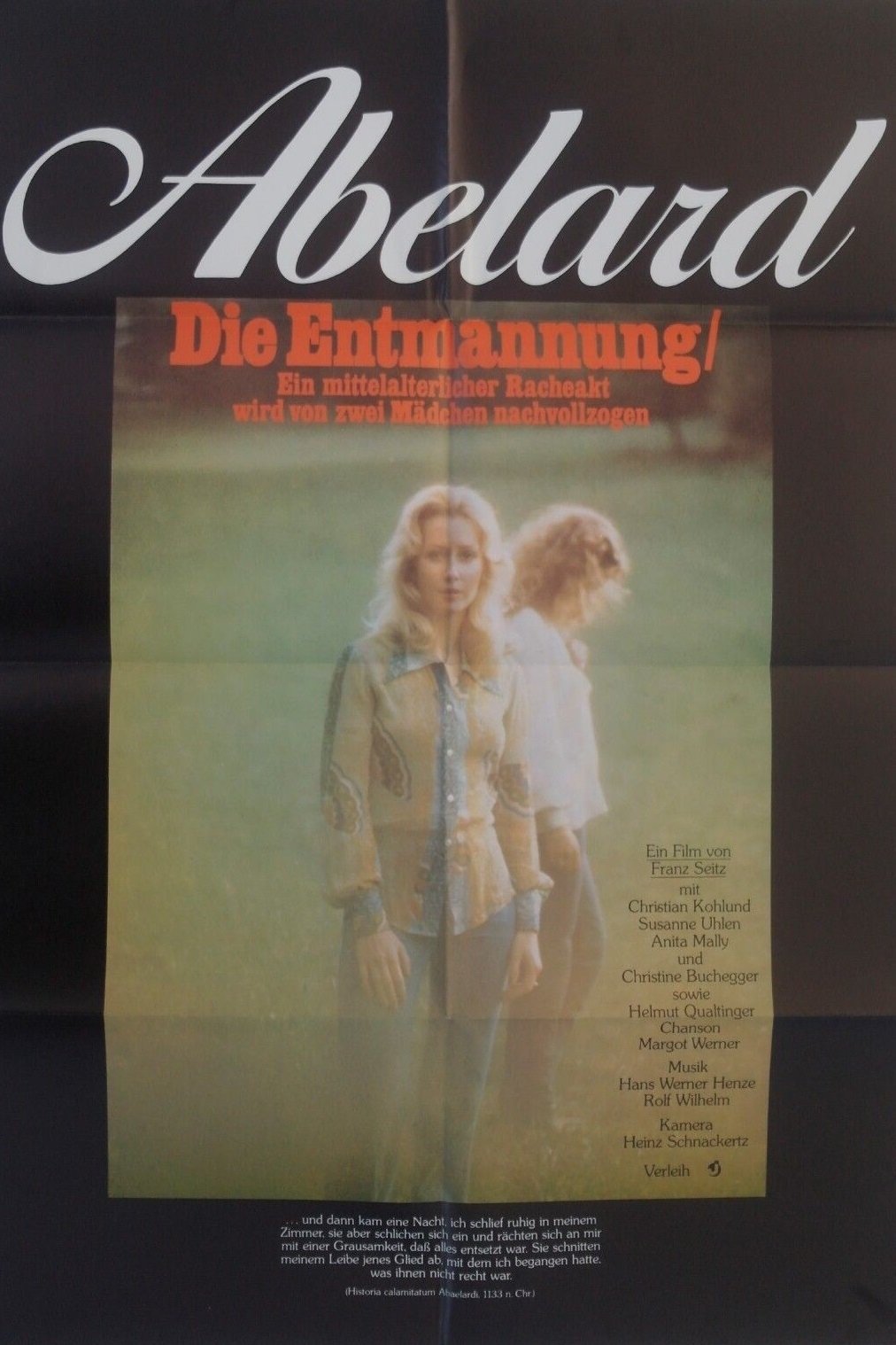 Abelard - Die Entmannung poster