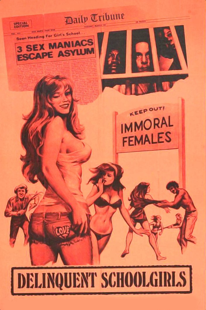 Delinquent Schoolgirls poster