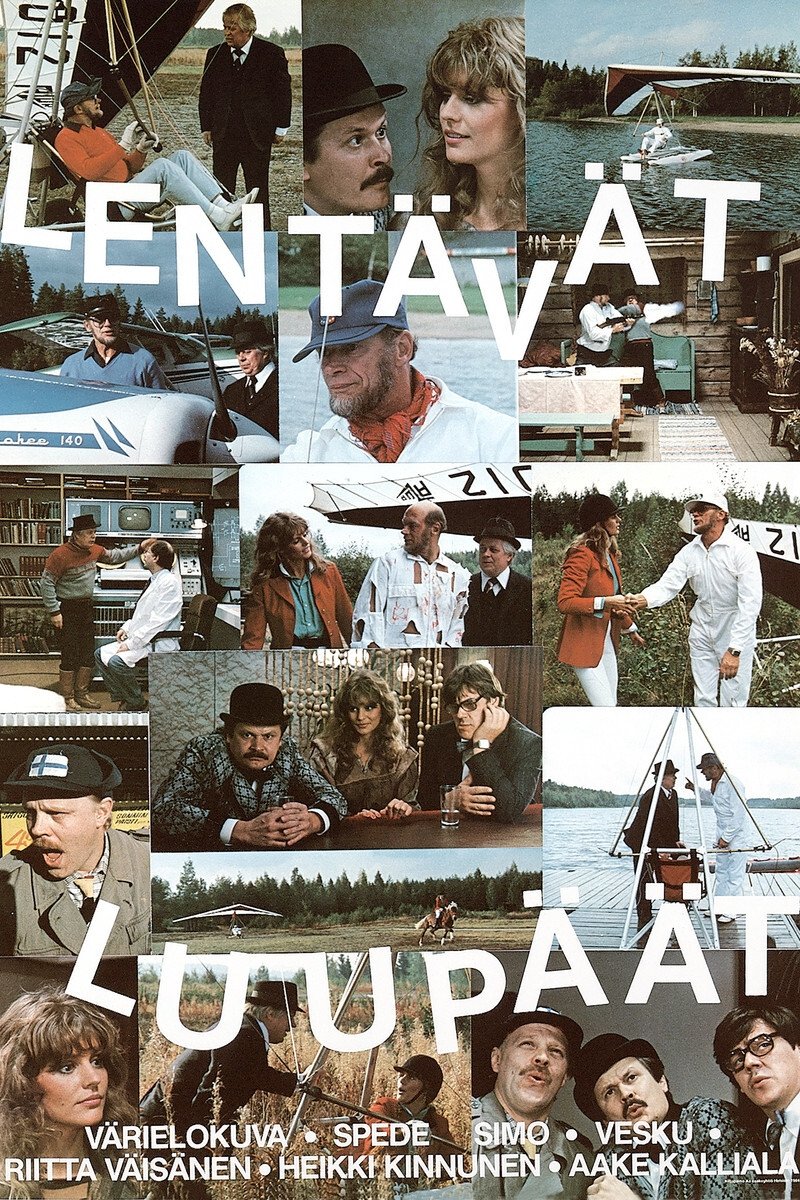 Lentävät luupäät poster