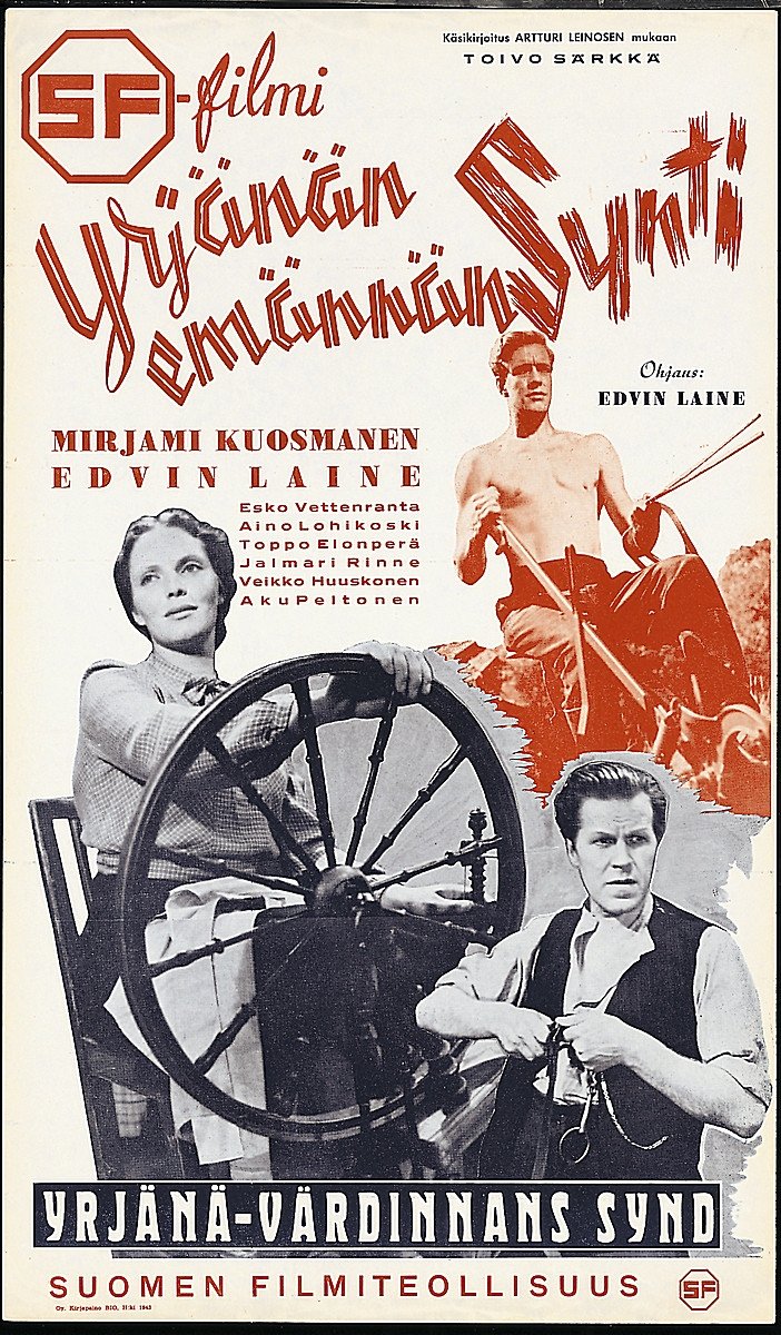 Yrjänän emännän synti poster